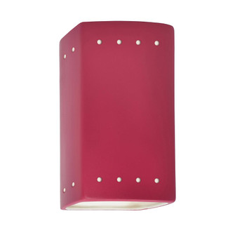 Small LED Rectangle w/ Perfs - Open Top & Bottom (Outdoor) (254|CER-0925W-CRSE-LED1-1000)