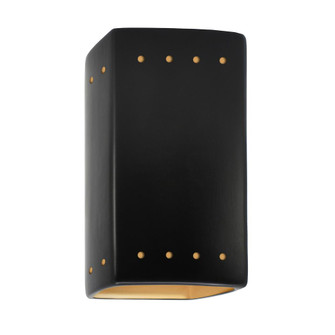 Small LED Rectangle w/ Perfs - Open Top & Bottom (Outdoor) (254|CER-0925W-CBGD-LED1-1000)