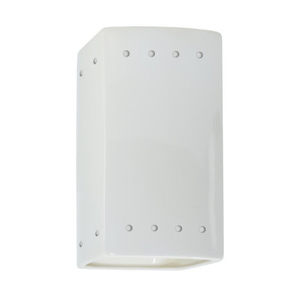 Small Rectangle w/ Perfs - Open Top & Bottom (254|CER-0925-WTWT)