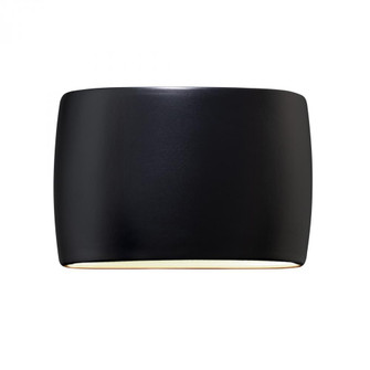 Wide ADA Large Oval Outdoor LED Wall Sconce - Open Top & Bottom (254|CER-8899W-CRB)
