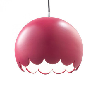 Scallop LED Pendant (254|CER-6470-CRSE-CROM-BKCD-LED1-700)