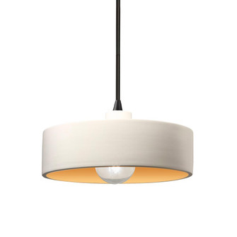 Dish Pendant (254|CER-6460-MTGD-MBLK-BKCD)