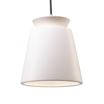 Small Trapezoid LED Pendant (254|CER-6425-MAT-NCKL-BKCD-LED1-700)