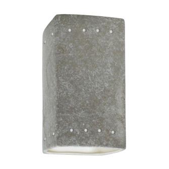 Small ADA Rectangle w/ Perfs - Open Top & Bottom (254|CER-5925W-TRAM)