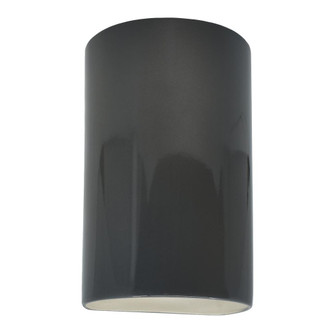 Large ADA Outdoor LED Cylinder - Open Top & Bottom (254|CER-5265W-GRY)