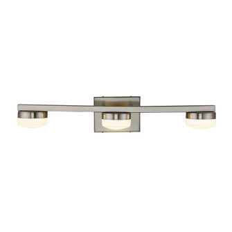 Puck 3-Light LED Bath Bar (254|FSN-8993-OPAL-NCKL)