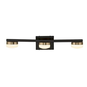 Puck 3-Light LED Bath Bar (254|FSN-8993-OPAL-MBBR)