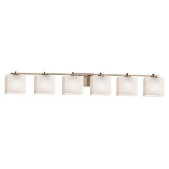 Era 6-Light LED Bath Bar (254|FSN-8446-55-OPAL-BRSS-LED6-4200)