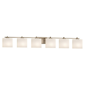 Era 6-Light LED Bath Bar (254|FSN-8446-30-OPAL-BRSS-LED6-4200)