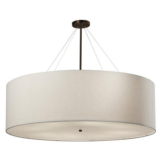Classic 48” LED Drum Pendant (254|FAB-9597-WHTE-DBRZ-LED8-5600)