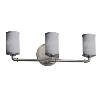 Bronx 3-Light Bath Bar (254|FAB-8463-10-GRAY-NCKL)