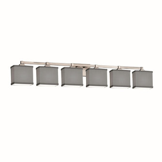 Regency 6-Light LED Bath Bar (254|FAB-8436-55-GRAY-NCKL-LED6-4200)