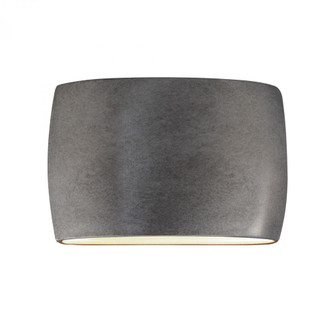 Wide ADA Large Oval Wall Sconce - Open Top & Bottom (254|CER-8899-ANTS)