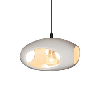 Punch 1-Light Pendant (254|CER-6440-BIS-MBLK-WTCD)