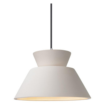 Trapezoid 1-Light LED Pendant (254|CER-6420-BIS-CROM-BKCD-LED1-700)