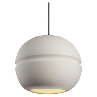 Large Sphere 1-Light LED Pendant (254|CER-6415-BIS-NCKL-BKCD-LED2-1400)