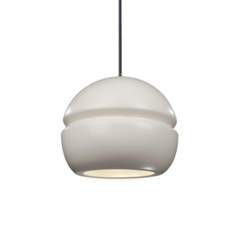 Small Sphere 1-Light LED Pendant (254|CER-6410-MAT-NCKL-BKCD-LED1-700)