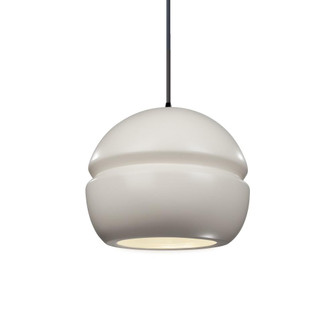 Small Sphere 1-Light LED Pendant (254|CER-6410-MAT-MBLK-BKCD-LED1-700)
