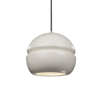 Small Sphere 1-Light Pendant (254|CER-6410-MAT-ABRS-BKCD)