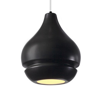 Arabesque 1-Light LED Pendant (254|CER-6400-CRB-MBLK-WTCD-LED1-700)