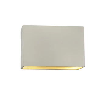 Large ADA Wide Rectangle LED Wall Sconce - Open Top & Bottom (254|CER-5655-MTGD-LED2-2000)