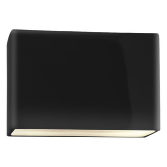Large ADA Wide Rectangle LED Wall Sconce - Closed Top (254|CER-5650-BLK-LED2-2000)