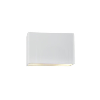 Small ADA Wide Rectangle - Open Top & Bottom (254|CER-5645-WHT)