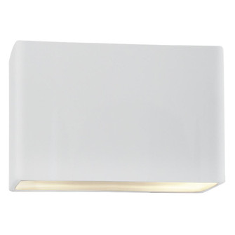 Small ADA Wide Rectangle LED Wall Sconce - Open Top & Bottom (254|CER-5645-WHT-LED1-1000)