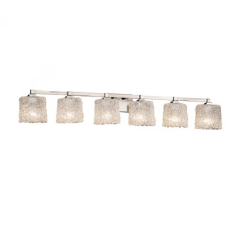 Regency 6-Light LED Bath Bar (254|GLA-8436-30-LACE-NCKL-LED6-4200)