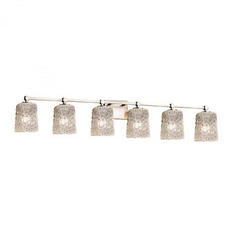 Tetra 6-Light Bath Bar (254|GLA-8426-26-CLRT-NCKL)