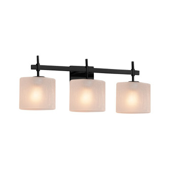 Union 3-Light Bath Bar (254|FSN-8413-30-FRCR-MBLK)