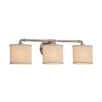 Bronx 3-Light Bath Bar (254|FAB-8463-30-CREM-NCKL)