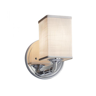 Bronx 1-Light Wall Sconce (254|FAB-8461-15-WHTE-CROM)