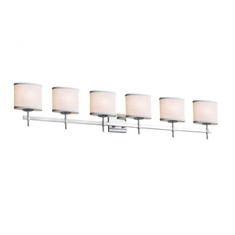 Union 6-Light Bath Bar (254|FAB-8416-30-WHTE-CROM)