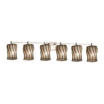Tetra 6-Light Bath Bar (254|WGL-8426-10-SWCB-NCKL)