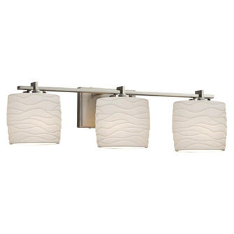 Era 3-Light Bath Bar (254|POR-8443-30-WAVE-NCKL)