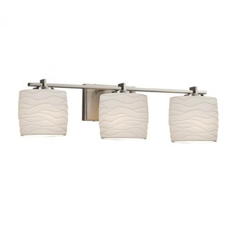 Era 3-Light LED Bath Bar (254|POR-8443-30-WAVE-NCKL-LED3-2100)