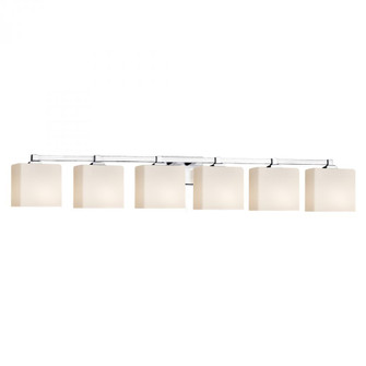 Regency 6-Light Bath Bar (254|FSN-8436-55-OPAL-CROM)
