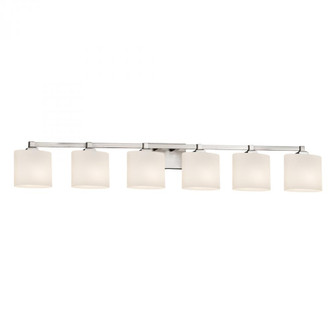 Regency 6-Light Bath Bar (254|FSN-8436-30-OPAL-NCKL)
