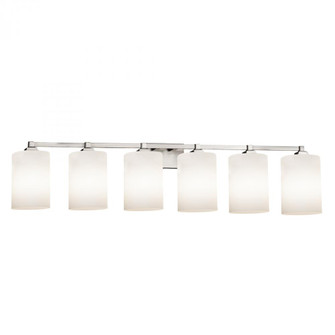 Regency 6-Light Bath Bar (254|FSN-8436-10-OPAL-NCKL)