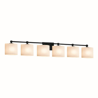 Tetra 6-Light Bath Bar (254|FSN-8426-30-OPAL-MBLK)