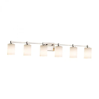 Tetra 6-Light Bath Bar (254|FSN-8426-10-OPAL-NCKL)