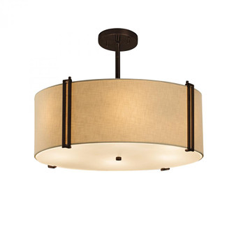 Reveal 18'' LED Drum Pendant (254|FAB-9511-CREM-DBRZ-LED4-2800)