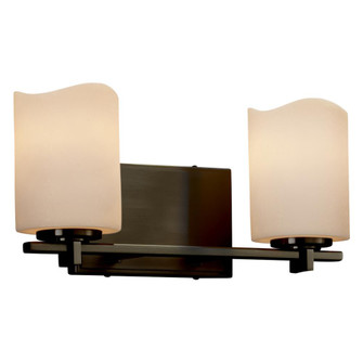 Era 2-Light Bath Bar (254|CNDL-8442-14-CREM-DBRZ)