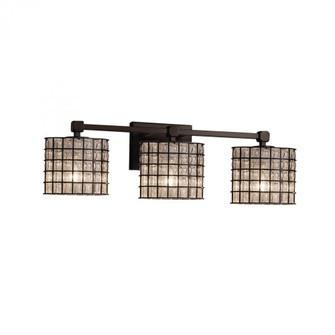 Tetra 3-Light Bath Bar (254|WGL-8423-30-GRCB-MBLK)