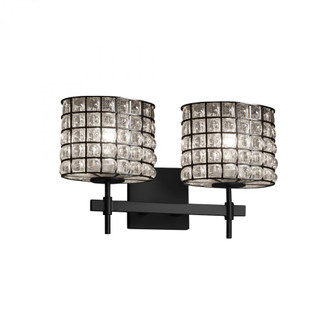 Union 2-Light Bath Bar (254|WGL-8412-30-GRCB-MBLK)