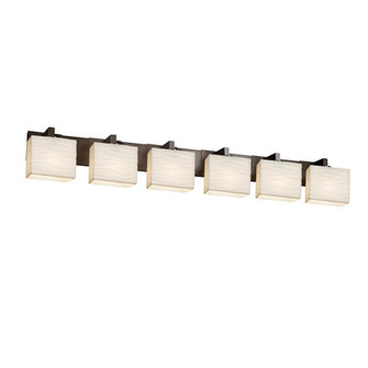 Modular 6-Light LED Bath Bar (254|PNA-8926-55-WAVE-DBRZ-LED6-4200)