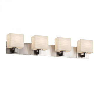 Modular 4-Light LED Bath Bar (254|PNA-8924-55-WAVE-NCKL-LED4-2800)