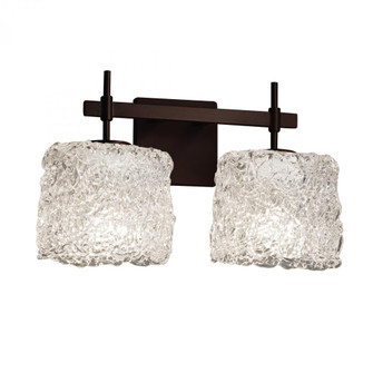 Union 2-Light Bath Bar (254|GLA-8412-30-LACE-DBRZ)