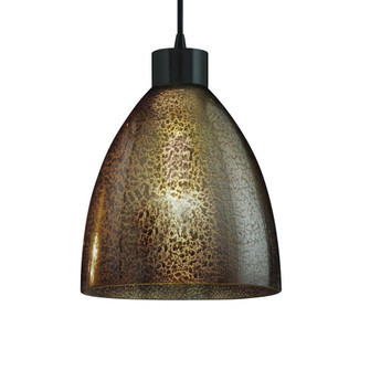 Large 1-Light LED Pendant (254|FSN-8814-18-MROR-DBRZ-BKCD-LED1-700)